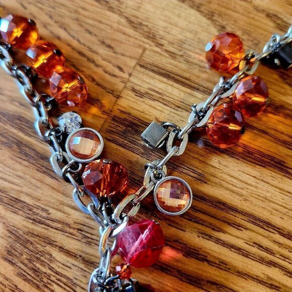 VERA WANG Y Drop Crystal Long Length Necklace STATEMENT MAKING - Picture 9 of 14